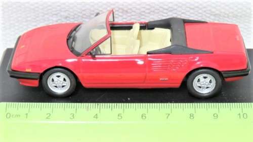 Fabulous Die Cast Ferrari Mondial Cabrio No Hard Plastic Cover Made in China Scale 1:43 L: 105 mm