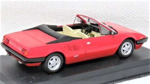Fabulous Die Cast Ferrari Mondial Cabrio No Hard Plastic Cover Made in China Scale 1:43 L: 105 mm
