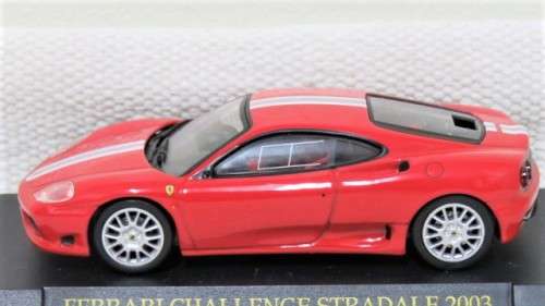 Fantastic Die Cast Ferrari Challenge Stradale 2003 No Hard Plastic Cover Made in China Scale 1:43