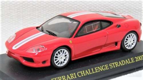 Fantastic Die Cast Ferrari Challenge Stradale 2003 No Hard Plastic Cover Made in China Scale 1:43