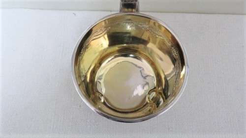 Exquisite Antique Swedish Hallmarked C.G. Hallberg 1898 Silver Pint Tankard H: 15 cm (702 g)