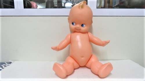Highly Collectible Wonderful Vintage Large Kewpie Doll L: 52 cm