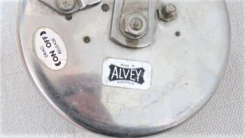 Vintage 1980s Charles Alvey & Son Brisbane Australia Fibreglass Fishing Reel (500 C5 7) SOLD AS IS