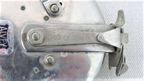 Vintage 1980s Charles Alvey & Son Brisbane Australia Fibreglass Fishing Reel (500 C5 7) SOLD AS IS