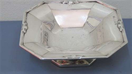 H/marked Antique Birmingham Elkington & Co Ltd Edward VIII 1936-37 Footed Silver Bon Bon Dish 113 g