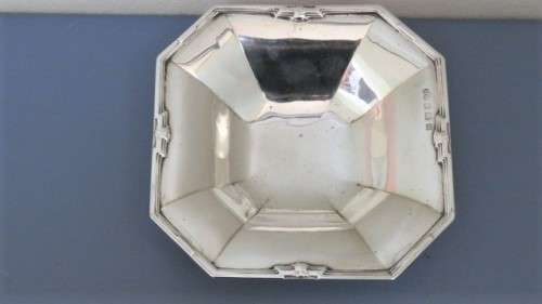 H/marked Antique Birmingham Elkington & Co Ltd Edward VIII 1936-37 Footed Silver Bon Bon Dish 113 g