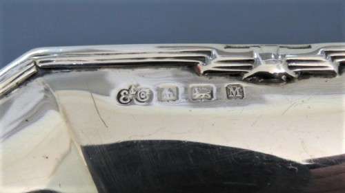 H/marked Antique Birmingham Elkington & Co Ltd Edward VIII 1936-37 Footed Silver Bon Bon Dish 113 g
