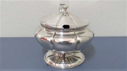 H/marked Antique London William Bateman & Daniel Ball 1840-41 Silver Sugar Bowl H: 60 mm (160 g)