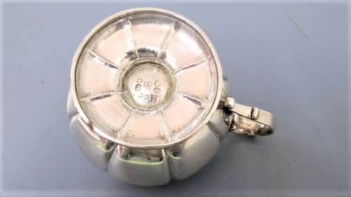 H/marked Antique London William Bateman & Daniel Ball 1840-41 Silver Sugar Bowl H: 60 mm (160 g)
