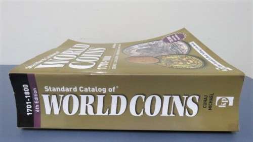 Fabulous Vintage Book `Standard Catalog of World Coins 1701-1800 (6th Edition) 21 x 28 x 7 cm