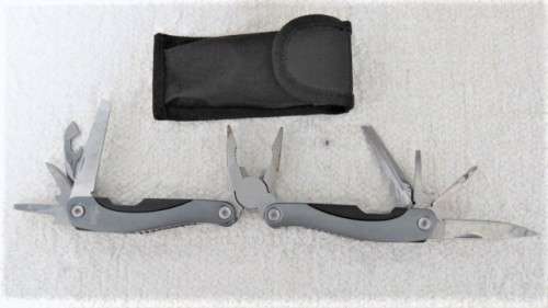 Superb Vintage Assagai Multi Tool With Nylon Belt Pouch L: 100 mm