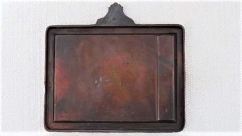 Awesome Vintage Copper Canada Souvenir Plaque With Thermometer 130 x 100 mm SOLD AS IS