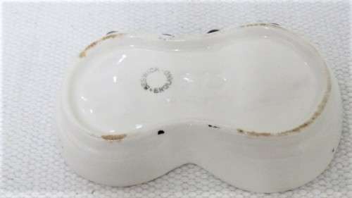 Wonderful Vintage Beswick Laurel And Hardy Salt/Pepper Cruet Set With Stand 9,5 x 12 cm