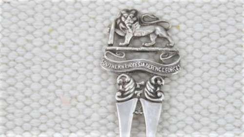 H/Marked Sheffield Maleham & Yeomans 1925-26 Silver S. Rhodesia Defence Force Shooting Spoon 17 g