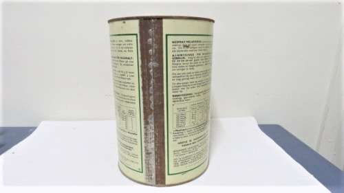 Fantastic Vintage 1950s Nespray Nestle Full Cream Powdered Milk (Net 5 LB) Tin 23,5 x 16 cm