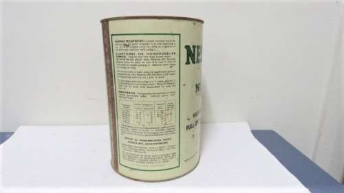 Fantastic Vintage 1950s Nespray Nestle Full Cream Powdered Milk (Net 5 LB) Tin 23,5 x 16 cm