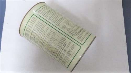 Fantastic Vintage 1950s Nespray Nestle Full Cream Powdered Milk (Net 5 LB) Tin 23,5 x 16 cm
