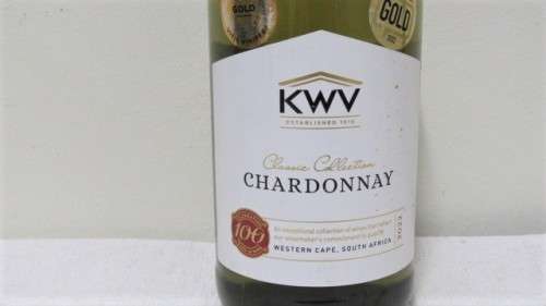 Sealed 750ml Bottle of Award Winning KWV Classic Collection 2022 Chardonnay
