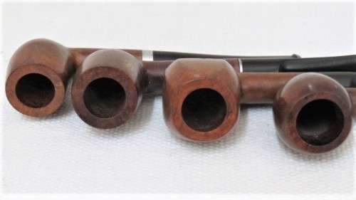 Awesome Vintage Tobacco Pipe Stand With Four Pipes Details in Description