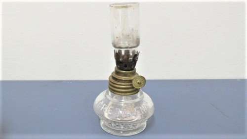 Fantastic Vintage Vapo-Cresolene Burner Lamp With Boxed Bottle of Cresolene Liquid H: 165 mm