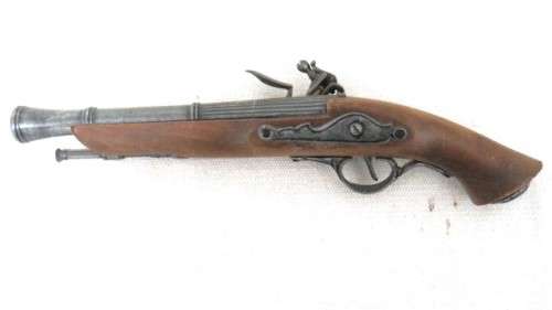 Wonderful Vintage Replica Non-Firing IR 30 Duel Flintlock Pistol L: 370 mm SOLD AS IS