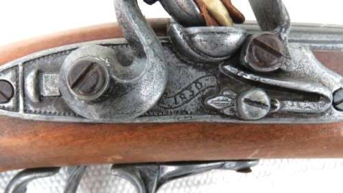 Wonderful Vintage Replica Non-Firing IR 30 Duel Flintlock Pistol L: 370 mm SOLD AS IS