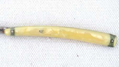 Vintage Blue Diamond 105 Cut Throat Straight Razor In Box Made By Solingen Germany L: 243 mm