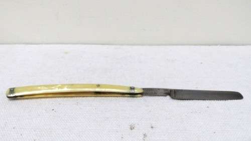Vintage Blue Diamond 105 Cut Throat Straight Razor In Box Made By Solingen Germany L: 243 mm