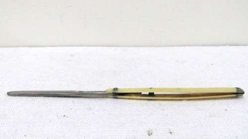 Vintage Blue Diamond 105 Cut Throat Straight Razor In Box Made By Solingen Germany L: 243 mm
