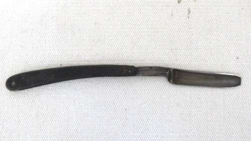 Vintage Kropp Cutthroat Straight Razor In Box Wood Handle Ground in Hamburg L: 260 mm SOLD AS IS