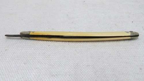 Vintage Boxed Kropp Cutthroat Straight Razor Bakelite Handle Made in England Ground in Hamburg 24 cm