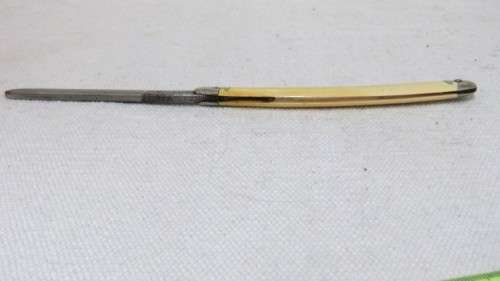 Vintage Boxed Kropp Cutthroat Straight Razor Bakelite Handle Made in England Ground in Hamburg 24 cm