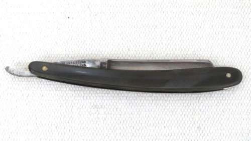 Vintage Boxed Kropp Cutthroat Straight Razor Brown Handle Made & Ground In Sheffield England 25,5 cm