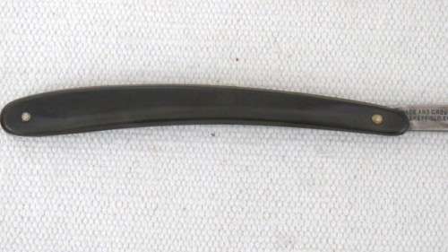 Vintage Boxed Kropp Cutthroat Straight Razor Brown Handle Made & Ground In Sheffield England 25,5 cm
