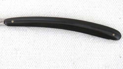 Vintage T.P. Cadman & Sons Ltd Sheffield England Bengall Cutthroat Razor In Box Black Handle 25 cm