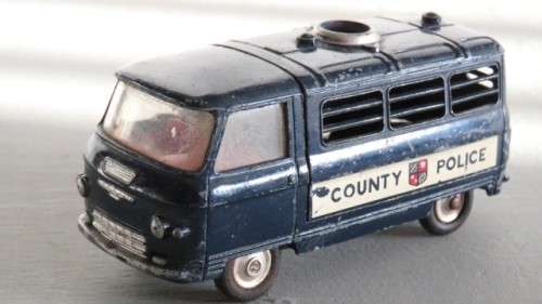Vintage Corgi Toys Die Cast Commer 3/4 Ton Chassis County Police Van No Box Scale 1:43 SOLD AS IS