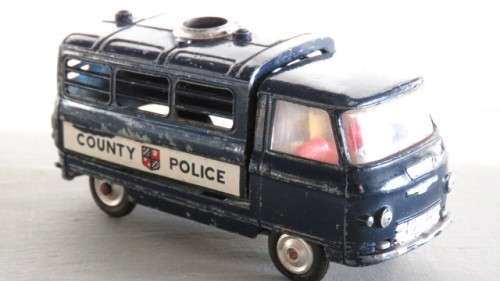 Vintage Corgi Toys Die Cast Commer 3/4 Ton Chassis County Police Van No Box Scale 1:43 SOLD AS IS