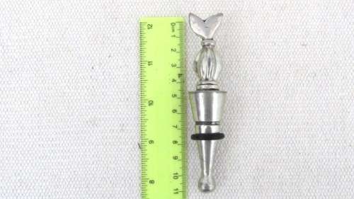 Wonderful Vintage Carrol Boyes (1954-2019) S. Africa Functional Art Pewter Bottle Stopper 115 mm