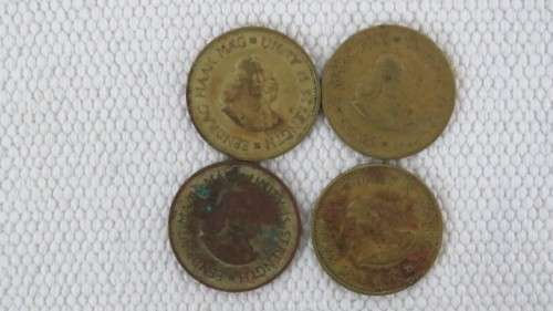 Lot of Seventeen Republic Of South Africa Half Cent Coins Details in Description