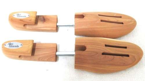Stunning Vintage Pair Of Allen Edmonds USA Full-Toe Cedar Shoe Trees Size XL L: 34 cm