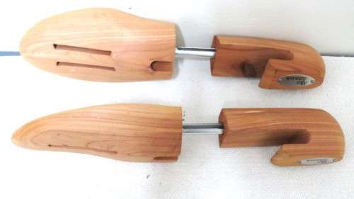 Stunning Vintage Pair Of Allen Edmonds USA Full-Toe Cedar Shoe Trees Size XL L: 34 cm