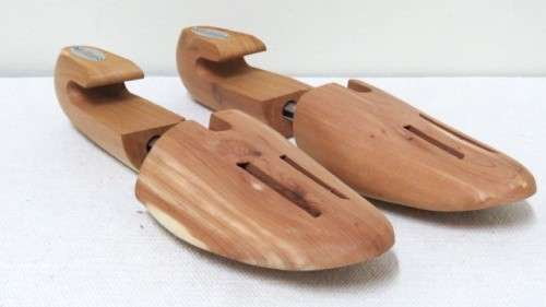 Superb Vintage Allen Edmonds USA Full-Toe Cedar Shoe Trees Size Large L: 32 cm