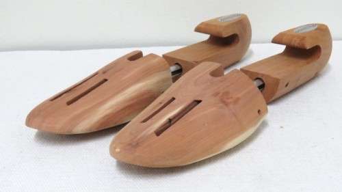 Superb Vintage Allen Edmonds USA Full-Toe Cedar Shoe Trees Size Large L: 32 cm