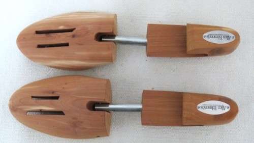 Superb Vintage Allen Edmonds USA Full-Toe Cedar Shoe Trees Size Large L: 32 cm