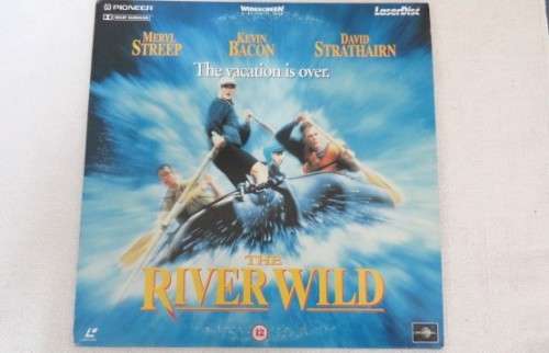 Vintage `The River Wild` Widescreen Edition LaserDisc Dolby Surround Sound - Meryl Streep SOLD AS IS