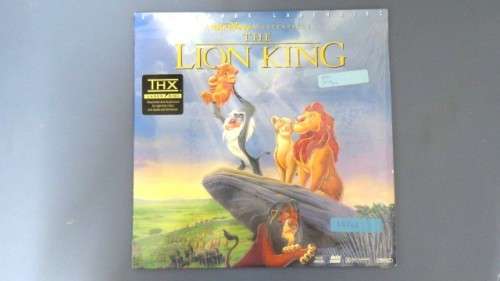 Vintage Walt Disney `The Lion King` Letterbox LaserDisc With Dolby Surround SOLD AS IS