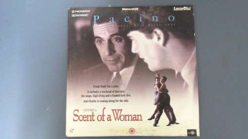 1992 `Scent of a Woman` Widescreen Edition Double LaserDisc Dolby Surround - Al Pacino SOLD AS IS