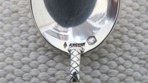 Vintage Argent French Silver (.800) N. D. De La Garde Souvenir Spoon L: 100 mm (14.7 g)