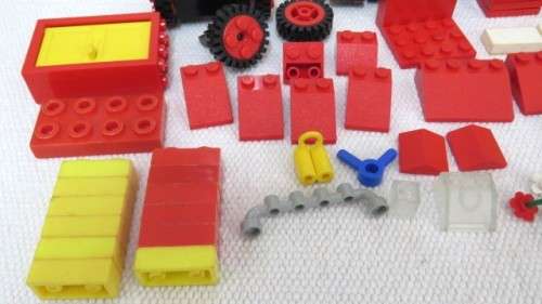 Joblot Of Vintage Lego Building Blocks 4 Instruction Sheets In an Original Lego Box SOLD AS IS