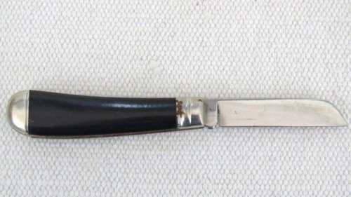 Awesome Vintage Richards Sheffield Folding Knife Single Blade Black Handle L: 148 mm SOLD AS IS